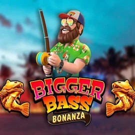 Bigger Bass Bonanza online game logo by Pragmatic Play on fuguscasino.net