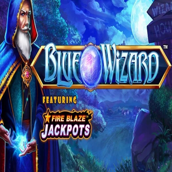 Enjoy Blue Wizard Fire Blaze Jackpots by Rarestone Gaming – logo hosted on fuguscasino.net