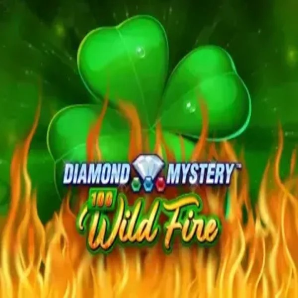Diamond Mystery 100 Wild Fire slot icon by Greentube, available at Fugu Casino