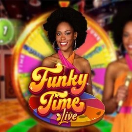 Funky Time logo – Live Casino by Evolution at Fugu Casino