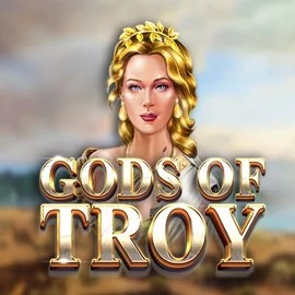 Slots logo of Gods of Troy from Red Tiger Gaming at Fugu Casino