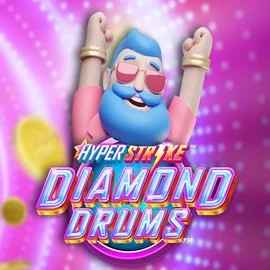 Hyper Strike Diamond Drums slot icon by Gameburger Studios, available at Fugu Casino