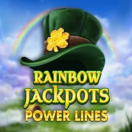 Rainbow Jackpots Power Lines online game logo by Red Tiger Gaming on fuguscasino.net
