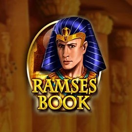 Official Slots logo: Ramses Book Deluxe by Gamomat at Fugu Casino