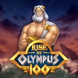 Official Slots logo: Rise of Olympus 100 by Play'n GO at Fugu Casino