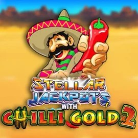 Stellar Jackpots with Chilli Gold x2 slot logo by Lightning Box Game at Fugu Casino