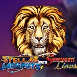 Stellar Jackpots with Serengeti Lions by Lightning Box Game, showcased at fuguscasino.net – game logo