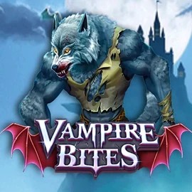 Vampire Bites online game logo by Amusnet Interactive on fuguscasino.net