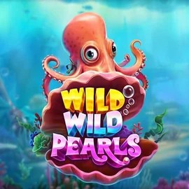 Wild Wild Pearls slot logo by Pragmatic Play at Fugu Casino