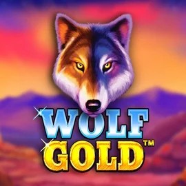 Wolf Gold online game logo by Pragmatic Play on fuguscasino.net