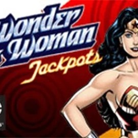 Wonder Woman Jackpots logo – Jackpots by Amaya at Fugu Casino